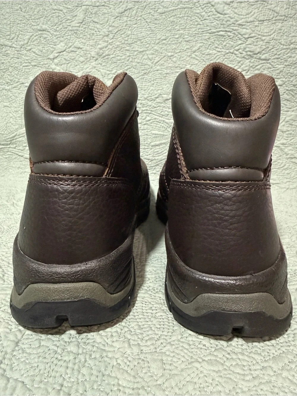 Wolverine Men's Brown Leather Work Boots Size 7 Men’s